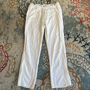Roxy Linen Drawstring Pants